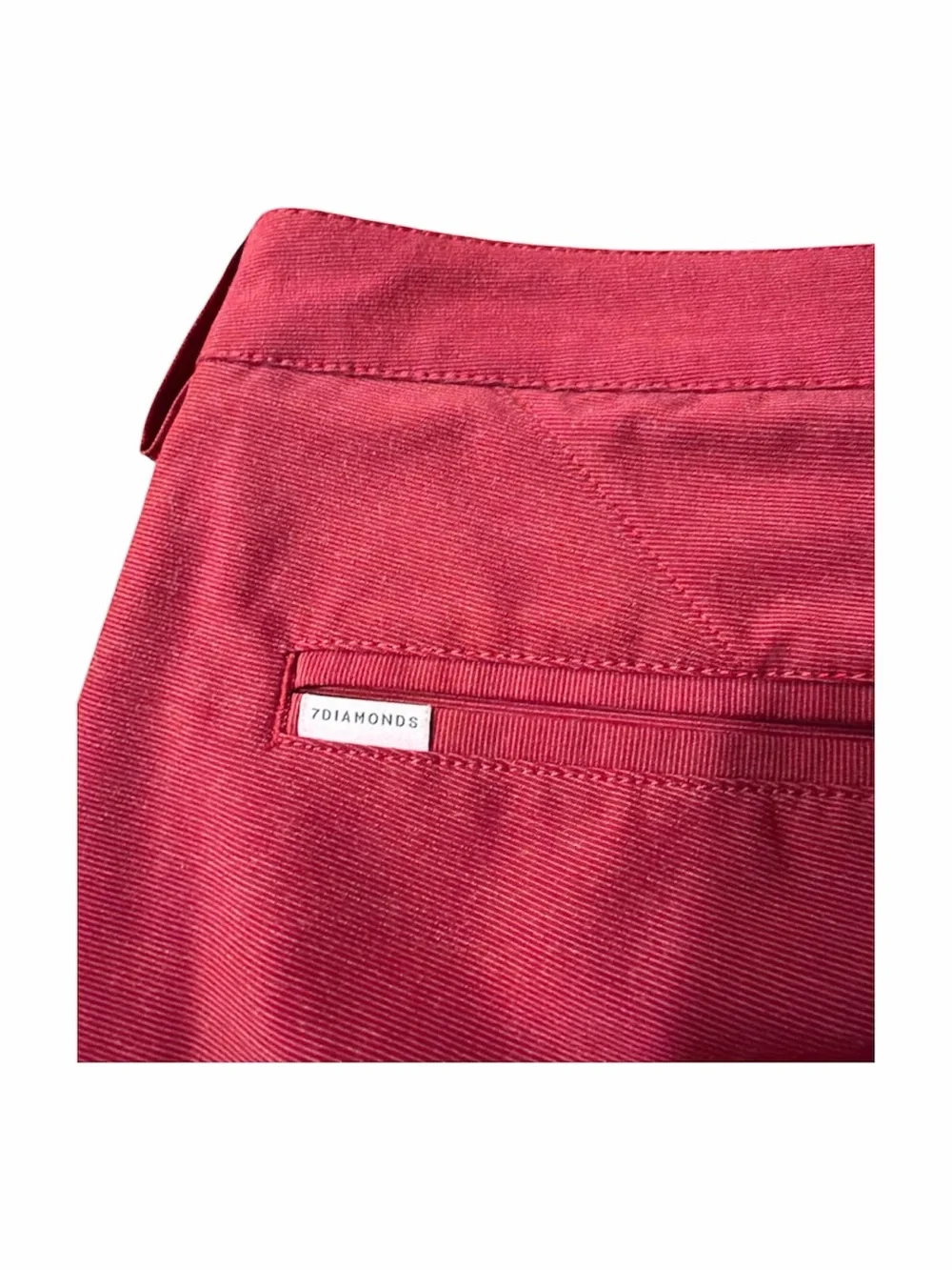 7Diamonds Performance Men’s Size 38 Hybrid Shorts Red Stretch